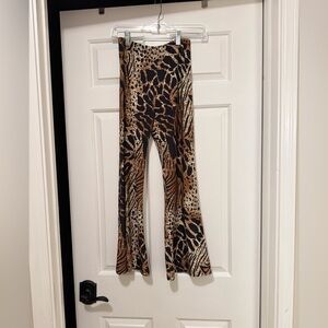 Novella Royale Leopard Print Pants